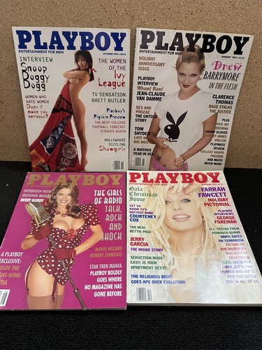 Playboy magazine bundle - playboy, x4