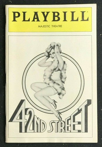 Playbill agosto 1983 42nd - playbill,