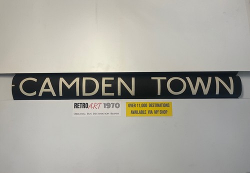 Camden town london bus - camden, blind