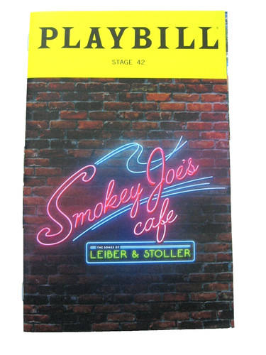 Broadway playbill smokey joe - smokey, joe's