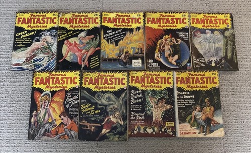 Famous fantastic mysteries lot - famous,