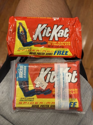Spiderman kitkat candy 2002 - spiderman,